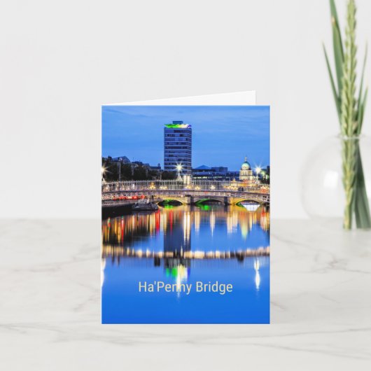 Ha'Penny Bridge, Dublin, Ireland カード (正面)
