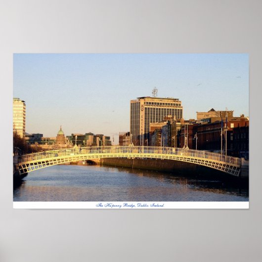 Ha'penny Bridge Dublin Ireland ポスター (正面)