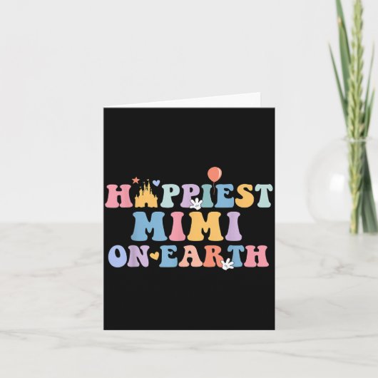 Hapest Mimi On Earth Hapest Grandma Matching Famil カード (正面)