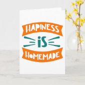 Hapiness is Homemade カード (黄色い花)
