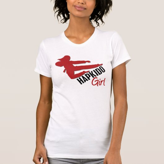 HAPKIDOの女の子1.1 Tシャツ (正面)
