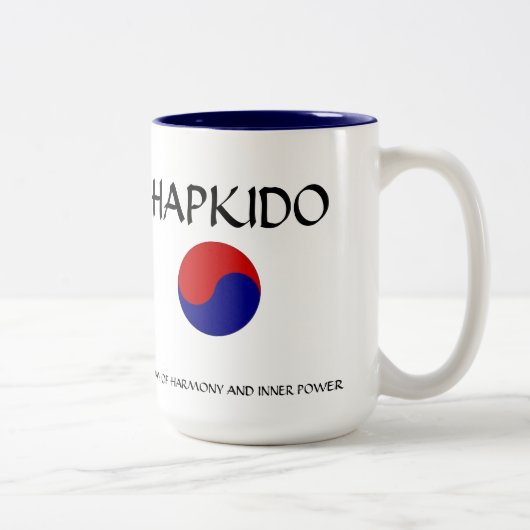 Hapkido Tasse ツートーンマグカップ (右)