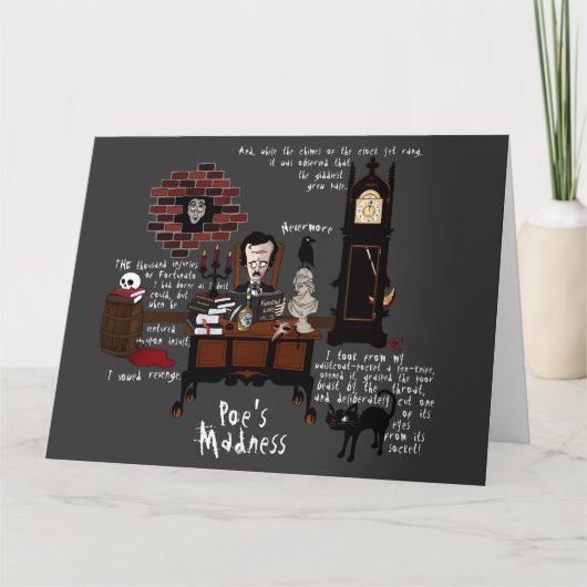 「HaPoe誕生日」の挨拶状 カード (正面)