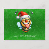 Happ-BEEクリスマスビーギフトツリー ポストカード (正面)