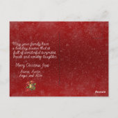 Happ-BEEクリスマスビーギフトツリー ポストカード (裏面)