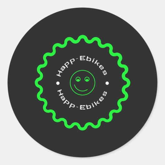 Happ-Ebikes Roundスタンプ ラウンドシール (正面)