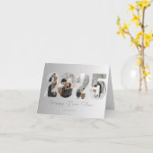 happ new year card 2025 カード (黄色い花)