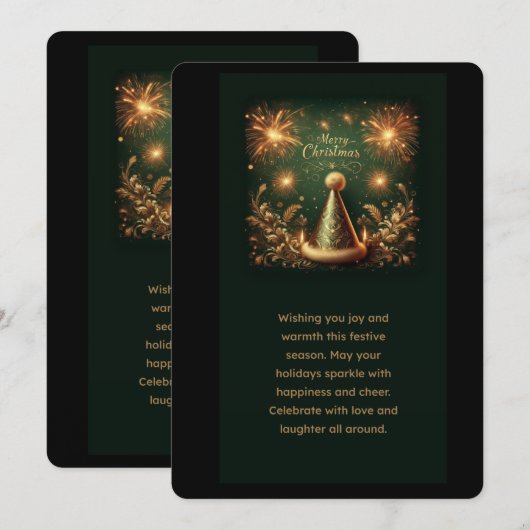 happay christmas シーズンカード (正面/裏面)