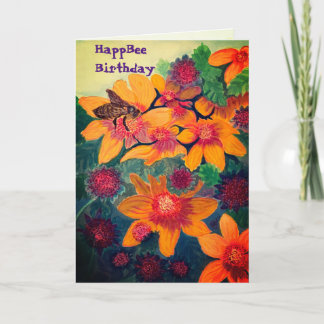 HappBee誕生日5 x 7カード カード