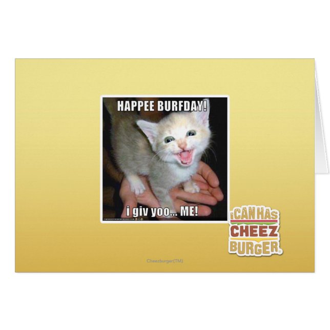 HAPPEE BURFDAY! (正面横)