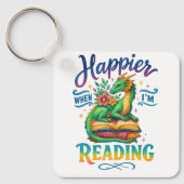 Happier When I'm Reading  キーホルダー (正面)