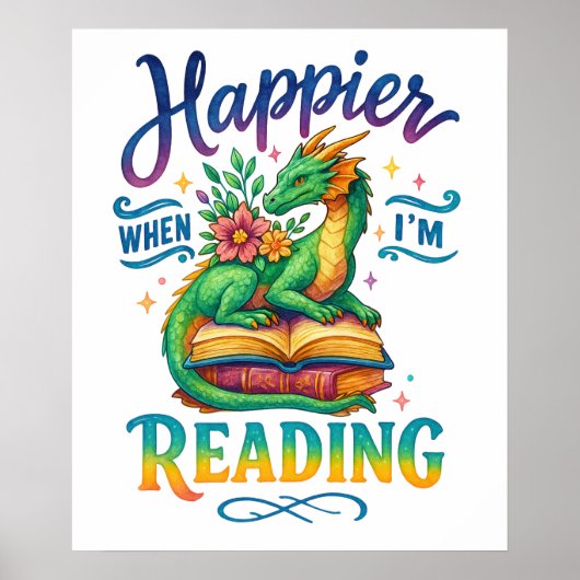 Happier When I'm Reading ポスター (正面)