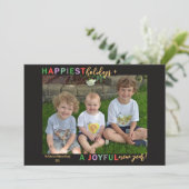 Happiest Holidays & A Joyful New Year Photos シーズンカード (スタンド正面)