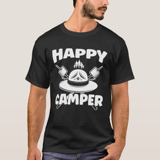 Happiest Marshmallow Camper Tシャツ (正面)