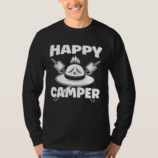 Happiest Marshmallow Camper Tシャツ (正面)