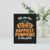 Happiest Pumpkins in the Patch Halloween ポストカード (スタンド正面)