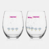Happily ever after ステムなしワイングラス (左)