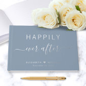 Happily Ever After ダスティブルー ウェディング ゲストブック