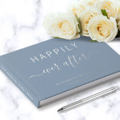 Happily Ever After ダスティブルー ウェディング ゲストブック