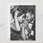 Happily Ever After パーティー | 落ち着いたグリーンの小規模結婚式 招待状 (裏面)
