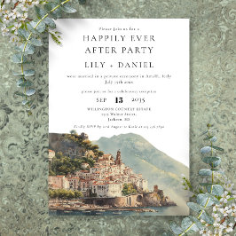 Happily Ever After Amalfi Italy Wedding 招待状