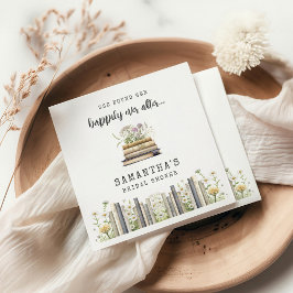 Happily Ever After Book Bridal Shower スタンダードカクテルナプキン