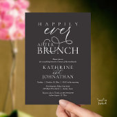 Happily Ever After Brunch Post Wedding Elopement 招待状