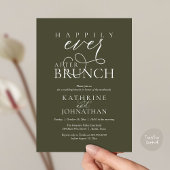 Happily Ever After Brunch Post Wedding Elopement 招待状