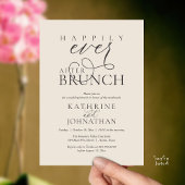 Happily Ever After Brunch Post Wedding Elopement 招待状
