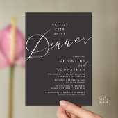 Happily Ever After Dinner Wedding Reception Dinner 招待状