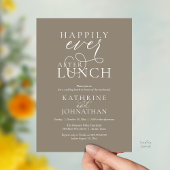 Happily Ever After Lunch Post Wedding Elopement 招待状