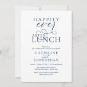 Happily Ever After Lunch Post Wedding Elopement 招待状 (正面)