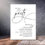 Happily Ever After Modern Elegant Wedding Dinner 招待状<br><div class="desc">Celebrate your love story with this elegant minimalist wedding invitation, designed with a refined sans font paired with delicate romantic elegant handwritten script. Perfect for couples who love modern romance, soft neutrals, and timeless typography, "happily ever after party". Perfect for couples extending their joyous occasion, this invitation exudes sophistication with...</div>