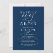 Happily Ever After, Modern Wedding Reception 招待状 (正面)