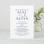 Happily Ever After, Modern Wedding Reception 招待状 (スタンド正面)