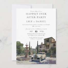 Happily Ever After Old Money Estate Wedding 招待状