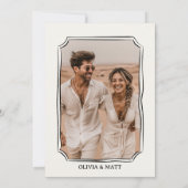 Happily Ever After Party Elopement Wedding 招待状 (裏面)