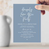 Happily Ever After Party, Modern Wedding Dinner 招待状