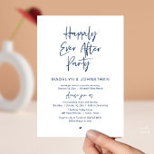Happily Ever After Party, Modern Wedding Dinner 招待状