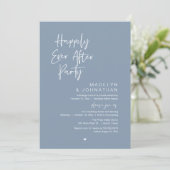 Happily Ever After Party, Modern Wedding Reception 招待状 (スタンド正面)