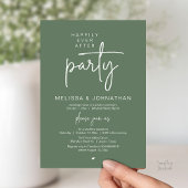 Happily Ever After Party, Modern Wedding Reception 招待状