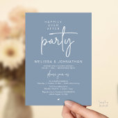 Happily Ever After Party, Modern Wedding Reception 招待状