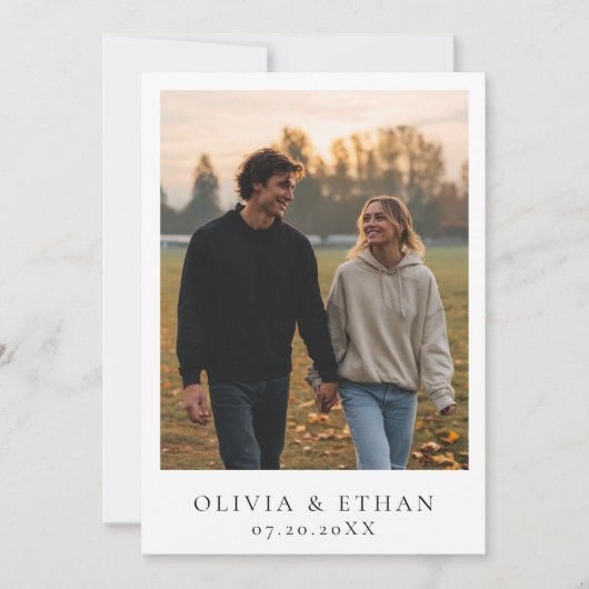 Happily Ever After Party Photo Wedding Reception 招待状 (正面)