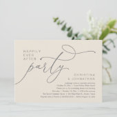 Happily Ever After Party, Romantic Wedding Dinner 招待状 (スタンド正面)