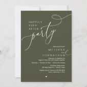 Happily Ever After Party, Romantic Wedding Dinner 招待状 (正面)