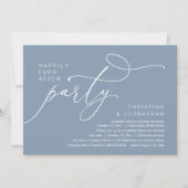 Happily Ever After Party, Romantic Wedding Dinner 招待状 (正面)
