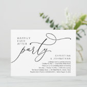 Happily Ever After Party, Romantic Wedding Dinner 招待状 (スタンド正面)