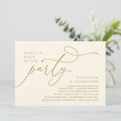 Happily Ever After Party, Romantic Wedding Dinner 招待状 (スタンド正面)