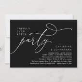 Happily Ever After Party, Romantic Wedding Dinner 招待状 (正面)
