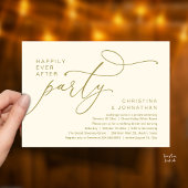 Happily Ever After Party, Romantic Wedding Dinner 招待状